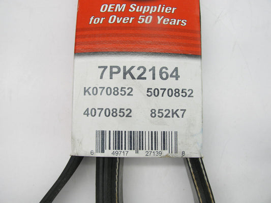 Bando 7PK2164 Serpentine Belt For 2006-2011 Honda Civic 1.8L-L4