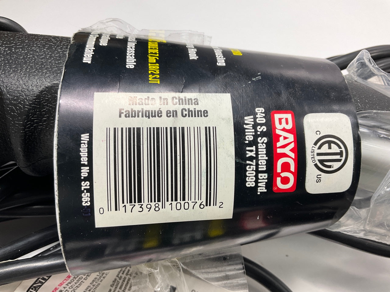 (2) Bayco SL563 Black Work Light Mechanic Lamp Fluorescent, 13 Watt - GREAT GIFT