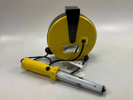 Bayco SL-866 1,200 Lumen LED Work Light W/ Magnetic Hook On 50' Retractable Reel