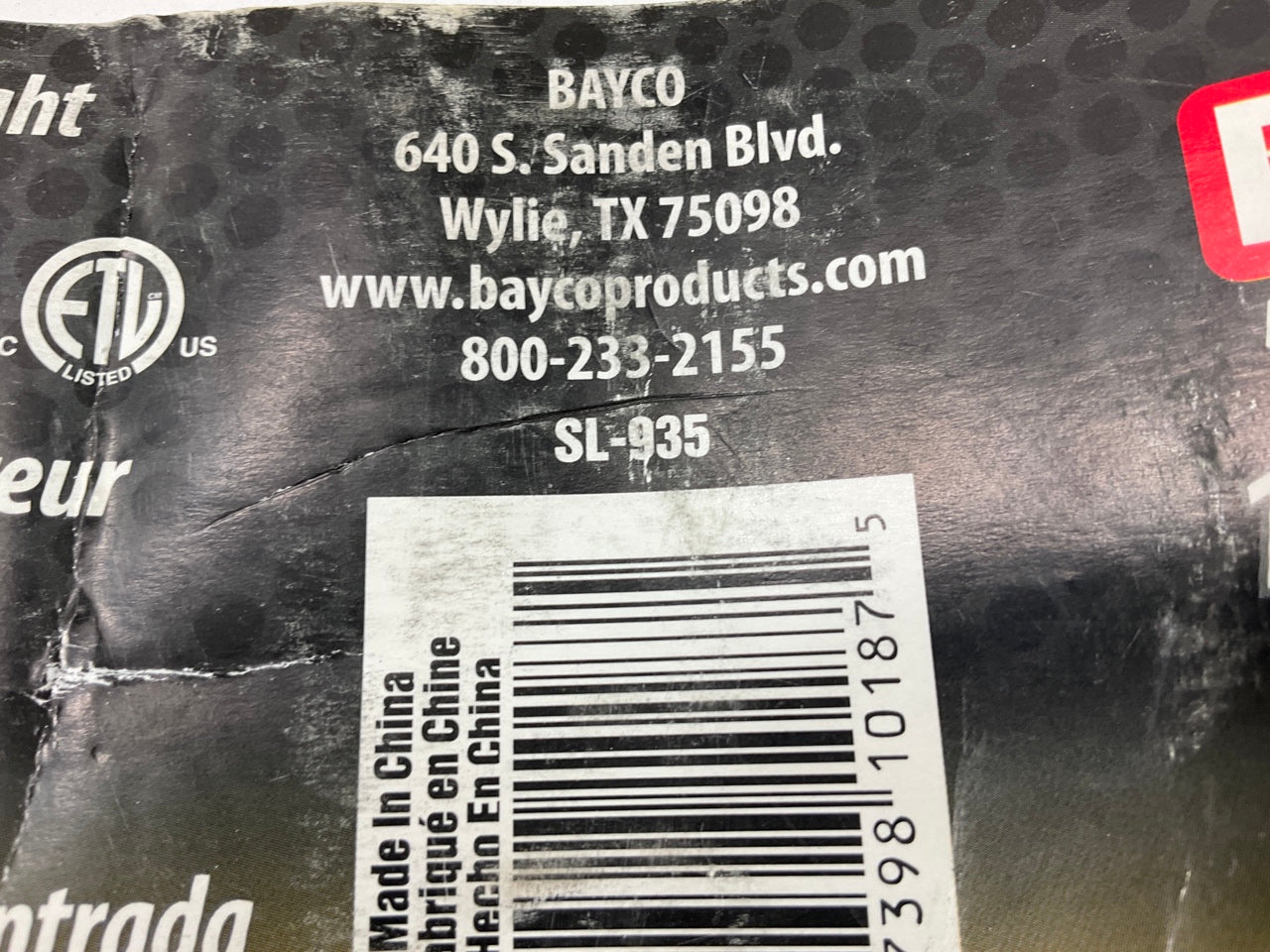 Bayco SL-935 13W Fluorescent Work Light W/ Spotlight & Single Outlet