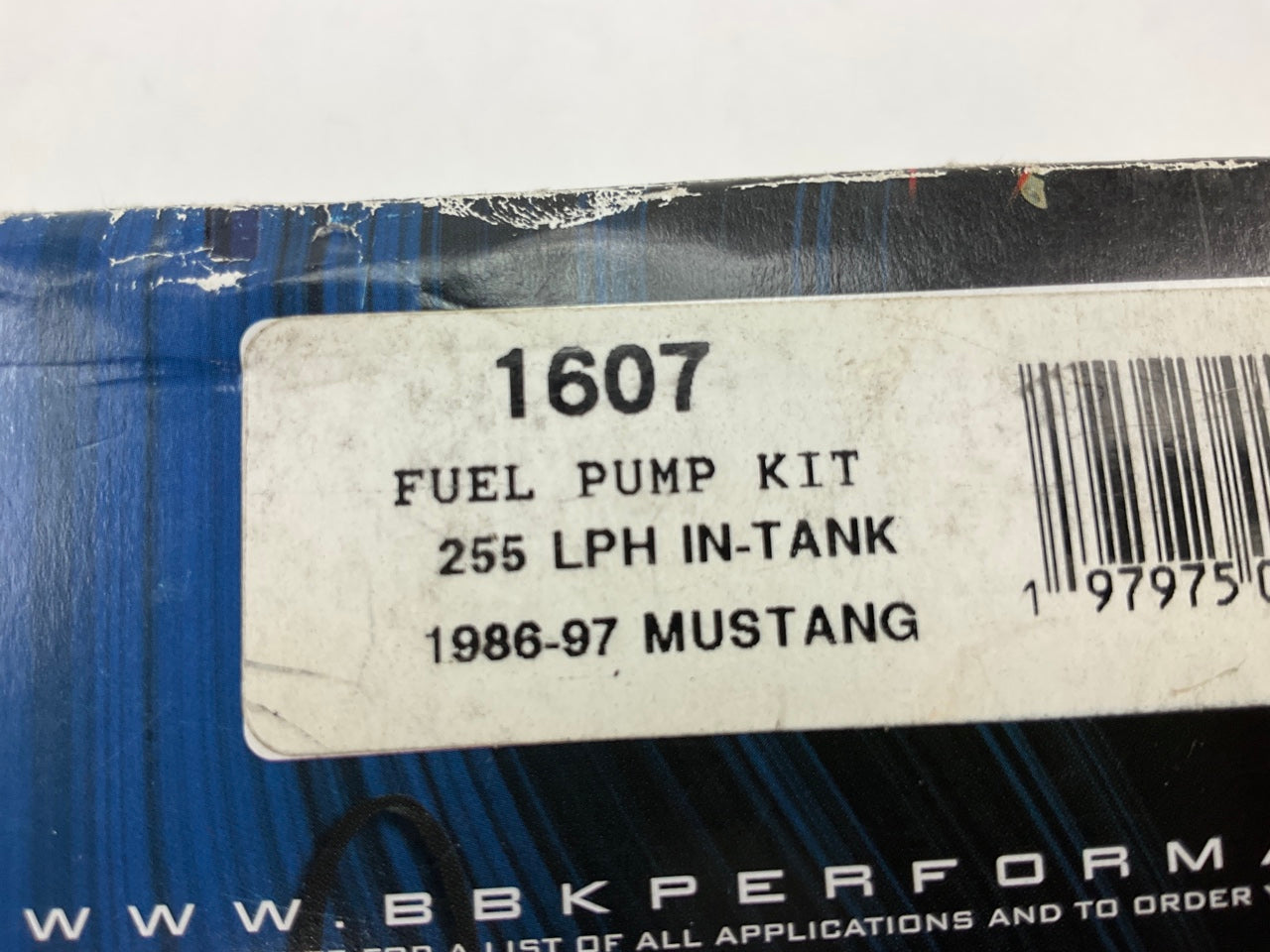 BBK Performance 1607 255 LPH In-Tank Electric Fuel Pump - 1986-97 Mustang GT V8