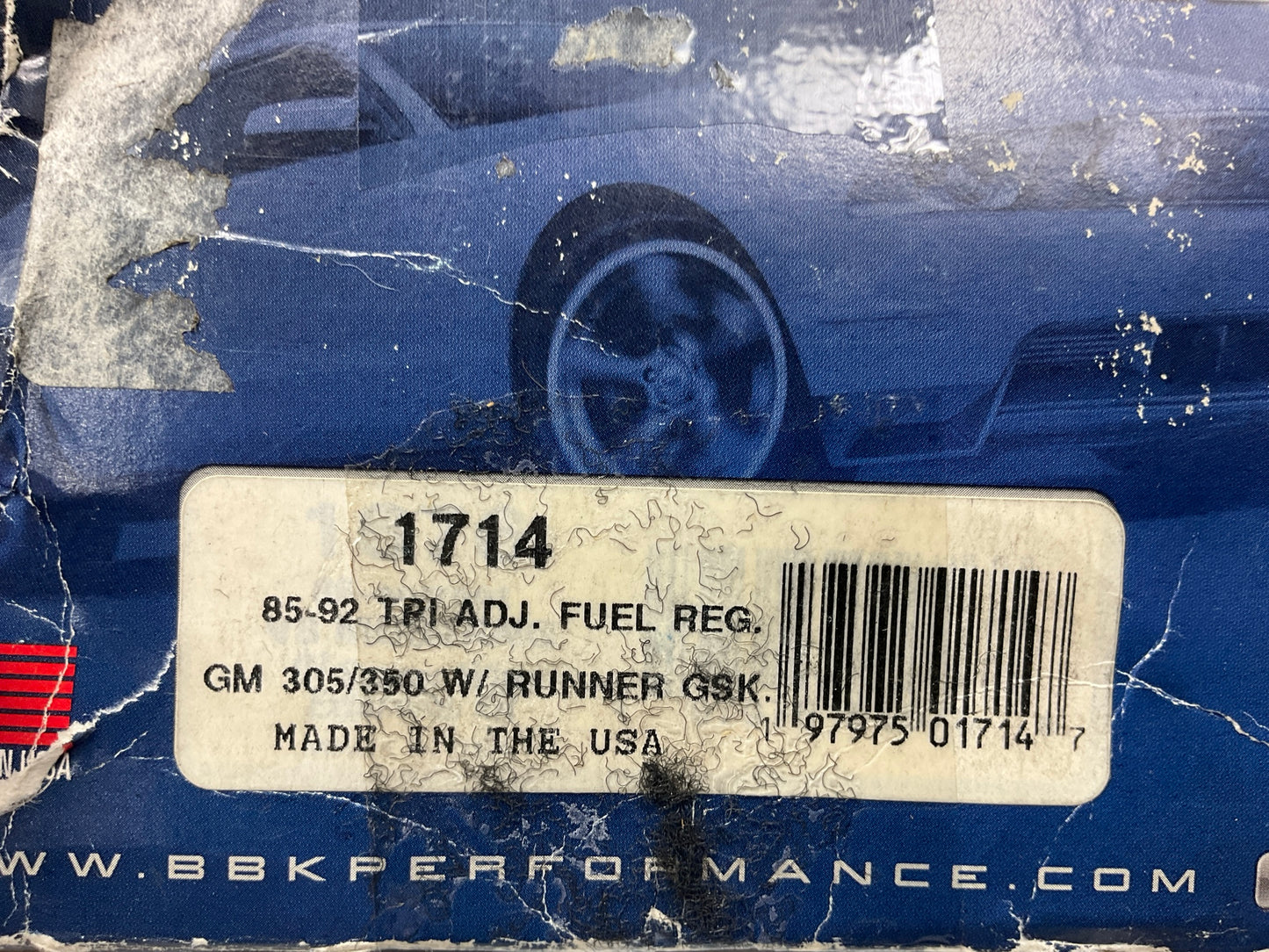 BBK 1714 GM Tuned Port 305 / 350 TPI Adjustable Fuel Pressure Regulator Kit