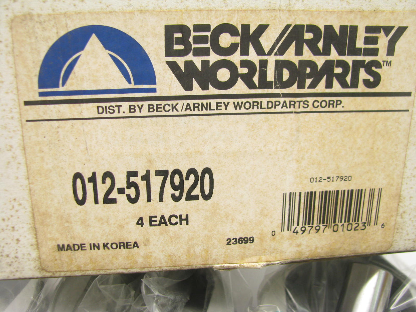 Beck Arnley 012-517920 Engine Piston & Ring Set .020'' 1983-1986 Toyota 2.0L-L4