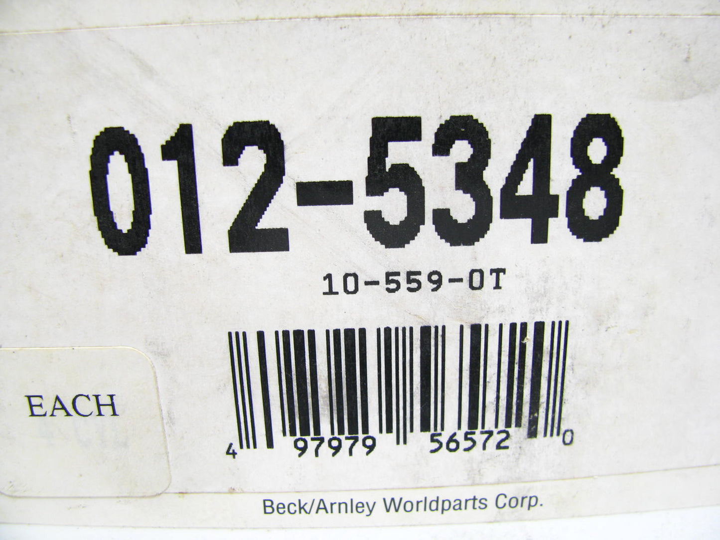 (4) Beck Arnley 012-5348 Engine Piston - Standard 1993-1997 Honda Isuzu 2.6L-L4
