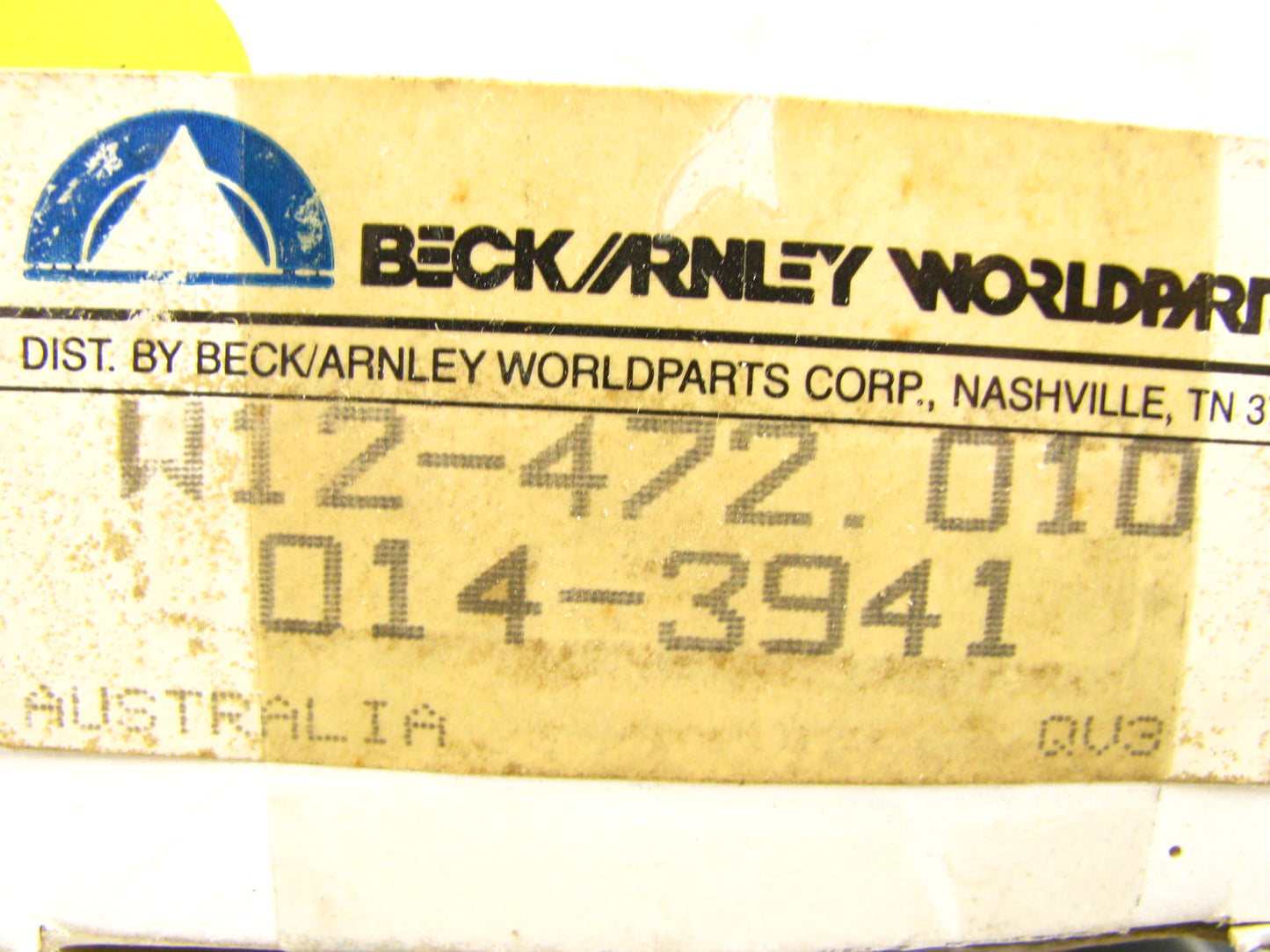 Beck Arnley 014-3941 Main Bearings .25mm For 1974-1989 Datsun L20B Z20 Z22 Z24