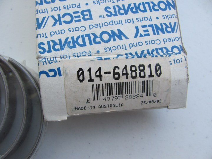 Beck Arnley 014-648810 Connecting Rod Bearings .010'' 1987-2002 Mitsubishi 3.0L