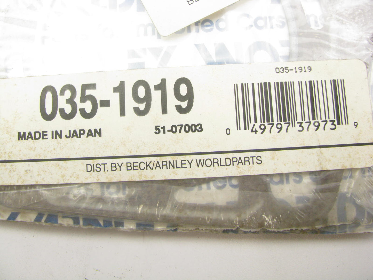 Beck Arnley 035-1919 Engine Cylinder Head Gasket For 1992-96 Mitsubishi 1.8L-L4