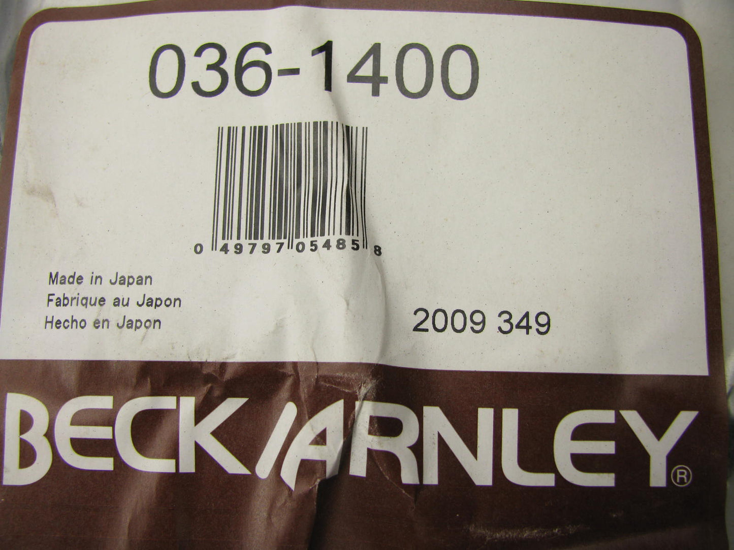 New Beck Arnley 036-1400 Valve Cover Gasket For 1990-1997 Honda Accord 2.2L