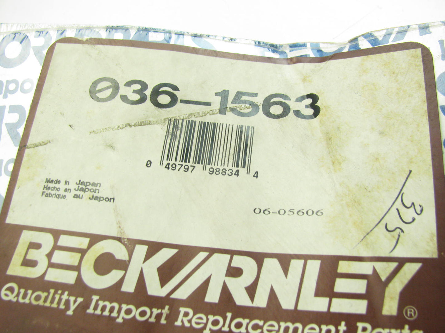 Beck Arnley 036-1563 Valve Cover Gasket For 1995-1996 Hyundai 1.6L 1.8L 2.0L