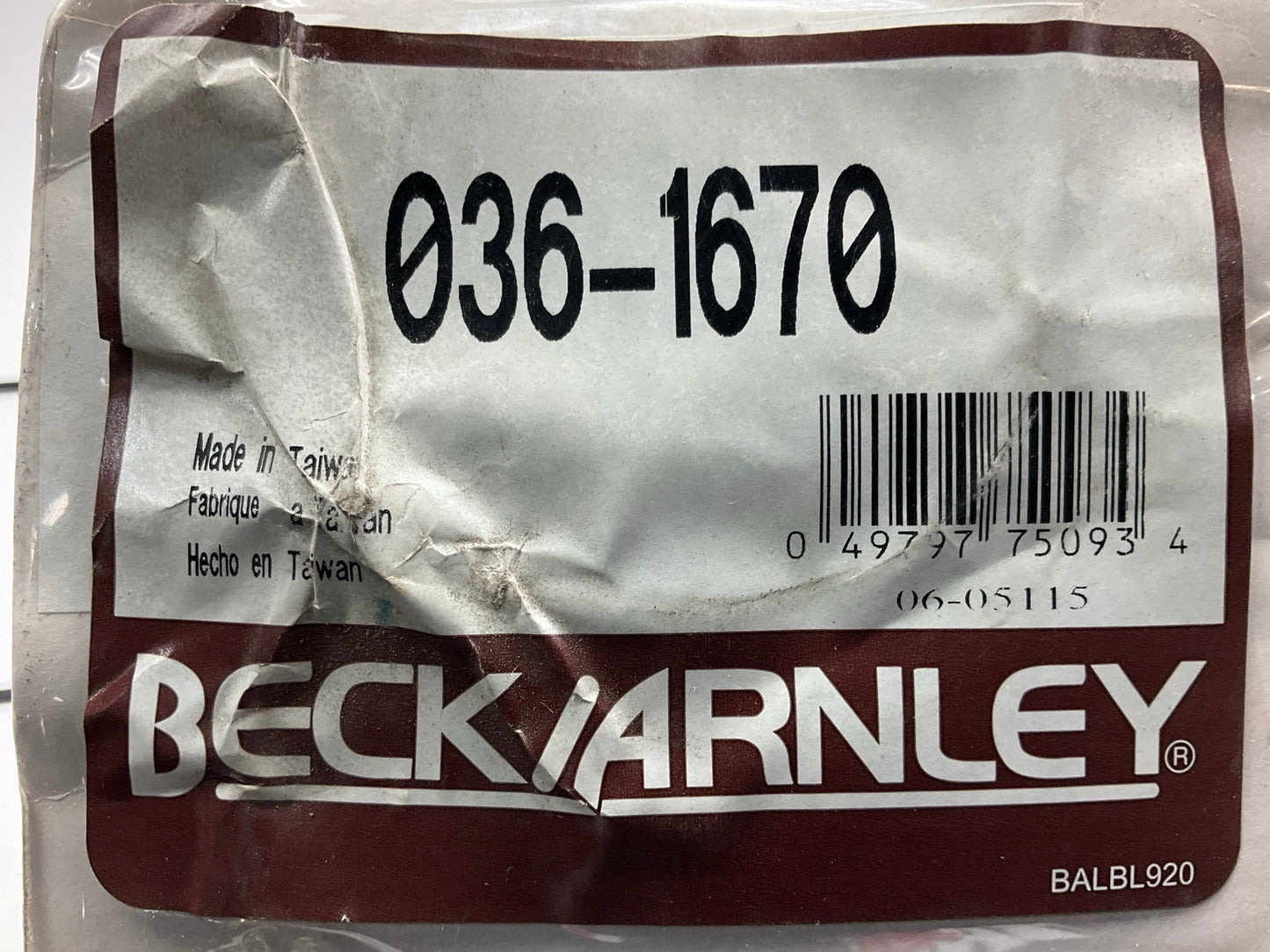 Beck Arnley 036-1670 Valve Cover Gasket