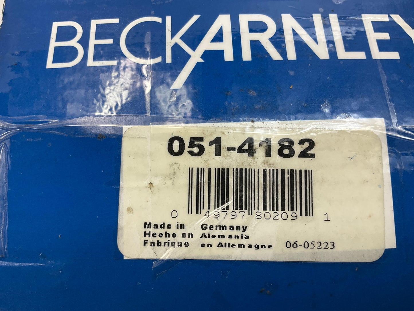 MISSING BOLT Beck Arnley 051-4182 Rear Wheel Bearing Kit