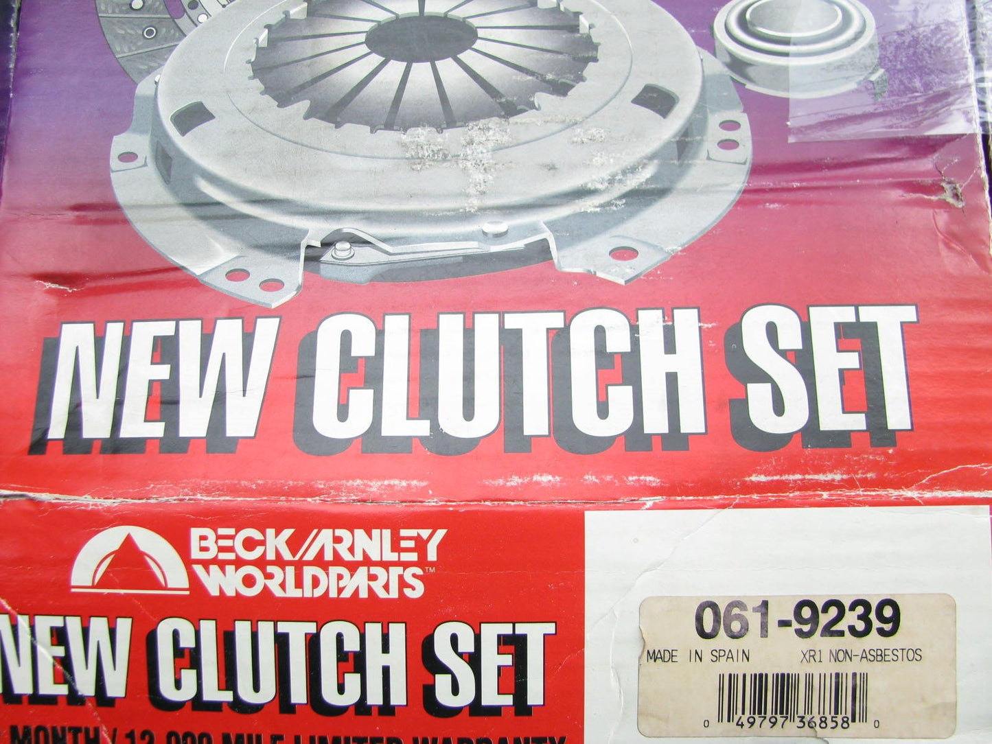 Beck Arnley 061-9239 Clutch Kit For 1993-1997 Probe MX-6 1993-01 626 2.5L-V6