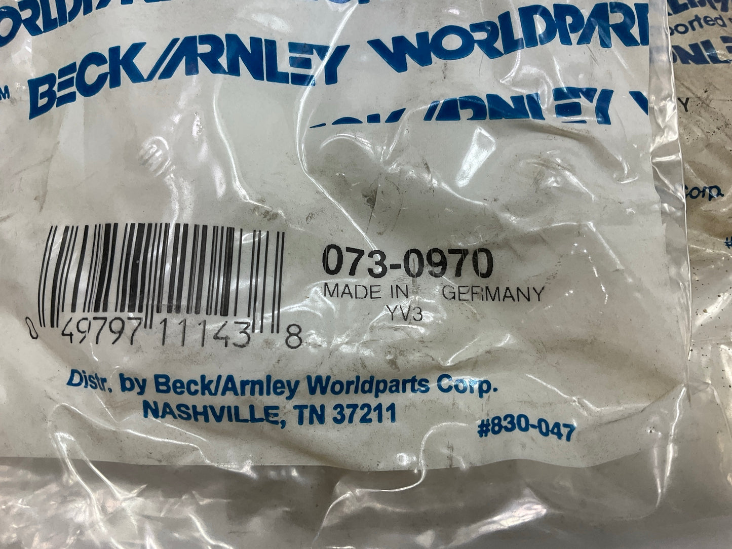 (2) Beck Arnley 073-0970 Front Brake Hoses 1980-1981 VW Jetta, 1980-1984 Rabbit