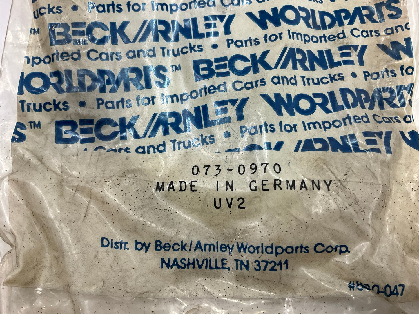 Beck Arnley 073-0970 Front Brake Hose - 1980-1981 VW Jetta, 1980-1984 Rabbit