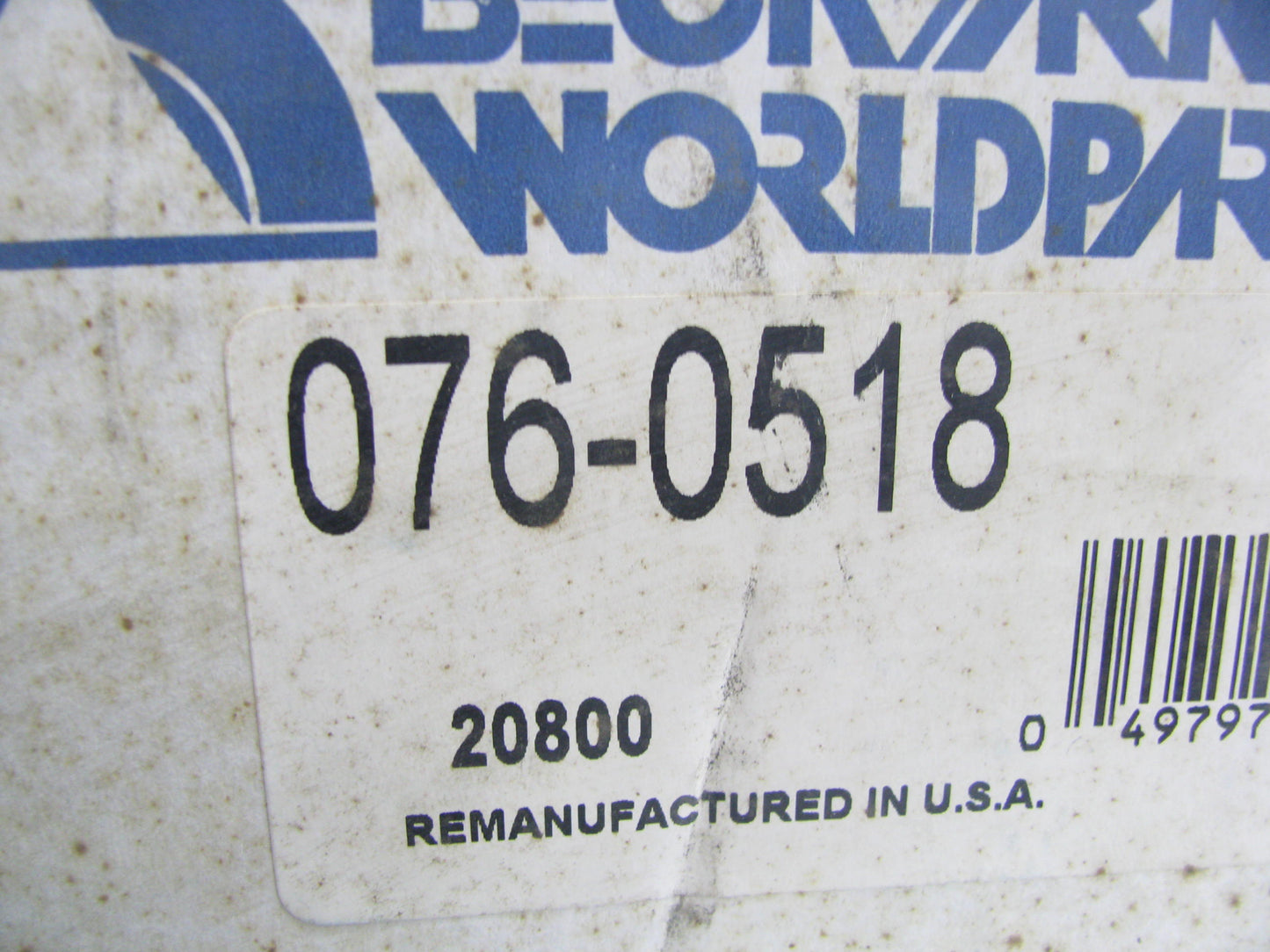 REMAN. Beck Arnley 076-0518 Front Right Passengers Side Brake Caliper