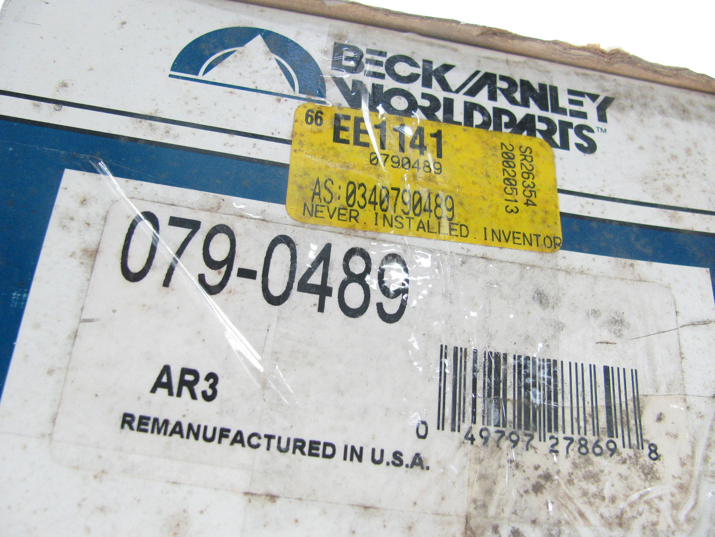 Beck Arnley 079-0489 REMAN Disc Brake Caliper - Front Left