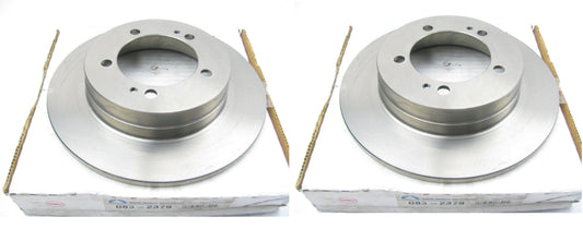 (x2) Disc Brake Rotor Beck/Arnley 083-2379 For 1990-1994 Mitsubishi Eclipse