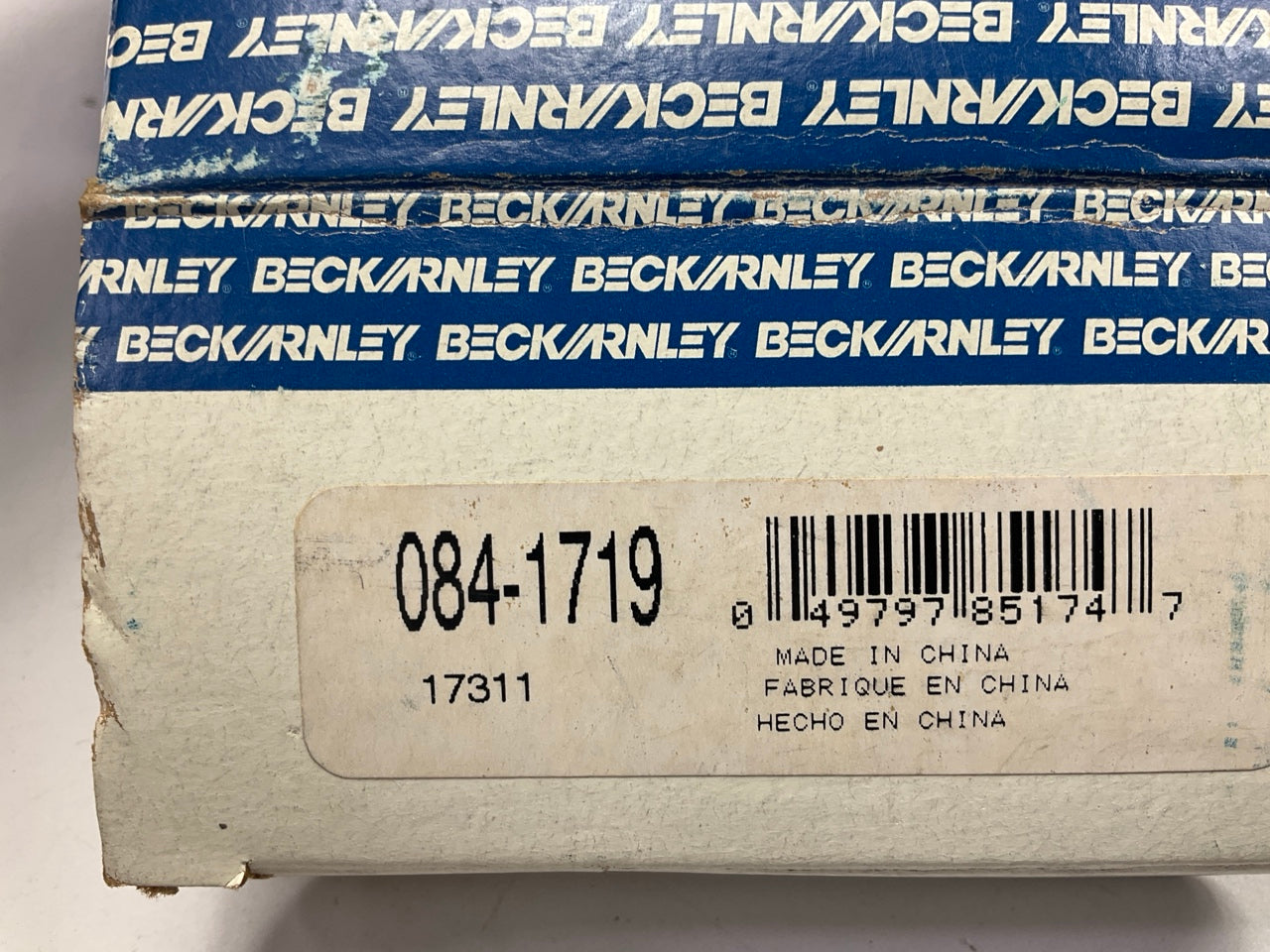 Beck Arnley 084-1719 Rear Brake Hardware Kit