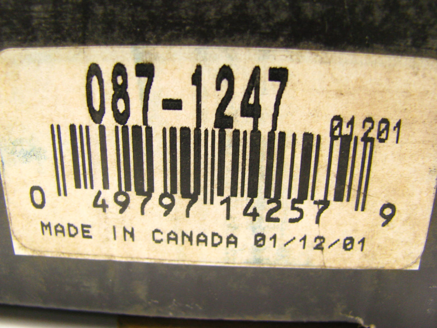 Beck Arnley 087-1247 Front Disc Brake Pad Set - Semi-Metallic