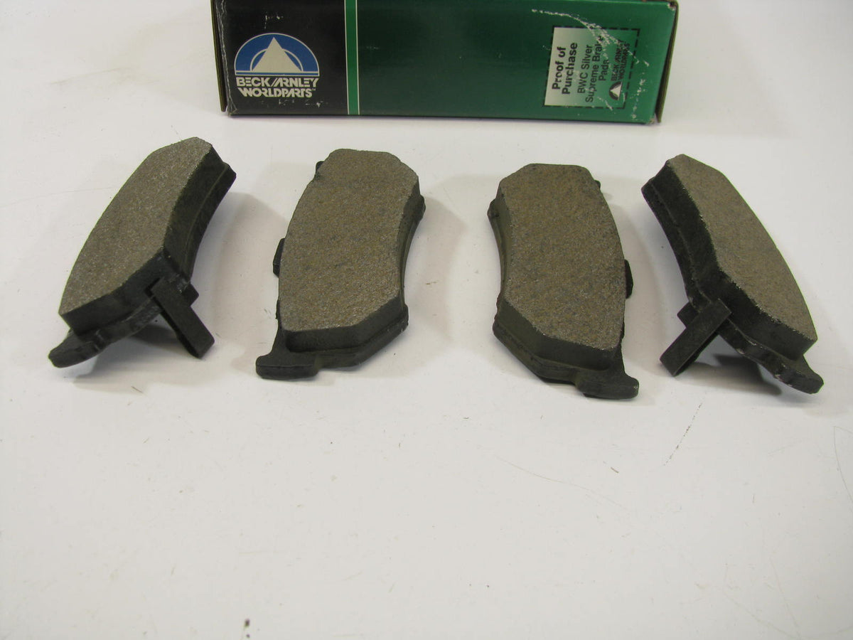 Beck Arnley 087-1254 Rear Disc Brake Pad Set 1983-1987 Prelude, 1989-1994 Swift