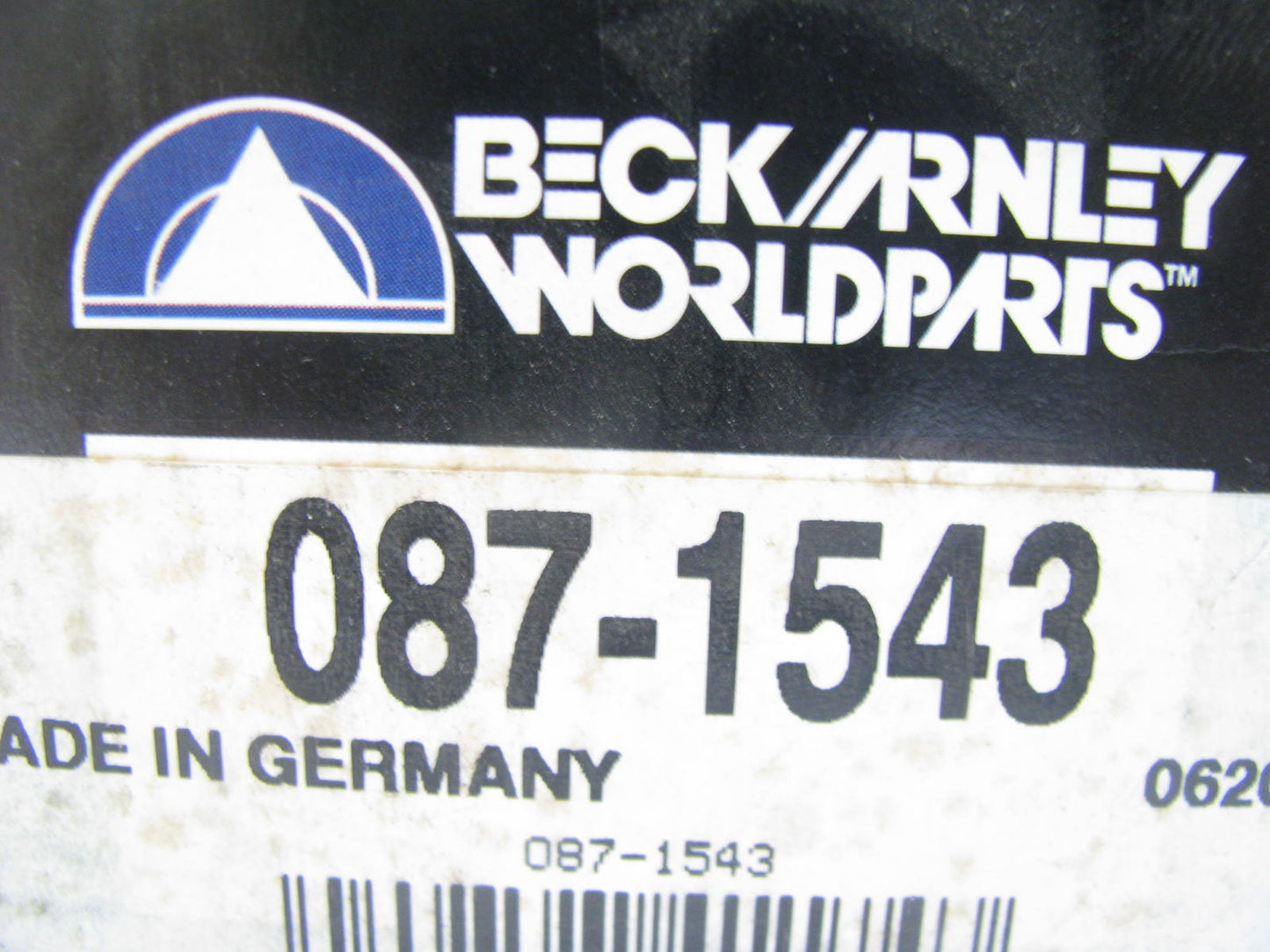 Beck Arnley 087-1543 Front Disc Brake Pad Set For 1994-1996 Saab 900