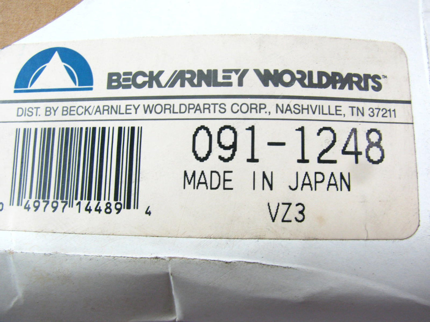 Beck Arnley 0911248 Speedometer Cable MANUAL TRANSMISSION ONLY
