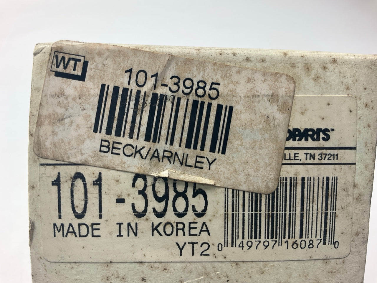 (2) Beck Arnley 101-3985 Suspension Ball Joint - Front Lower