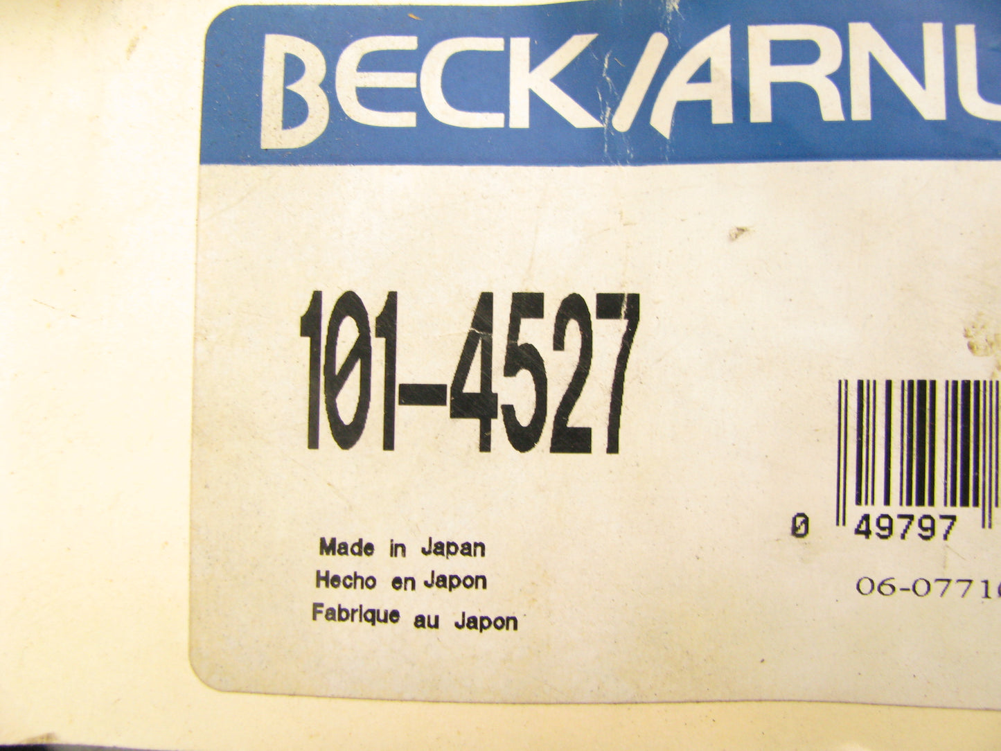 Beck Arnley 101-4527 Suspension Control Arm And Ball Joint - Front Right Lower