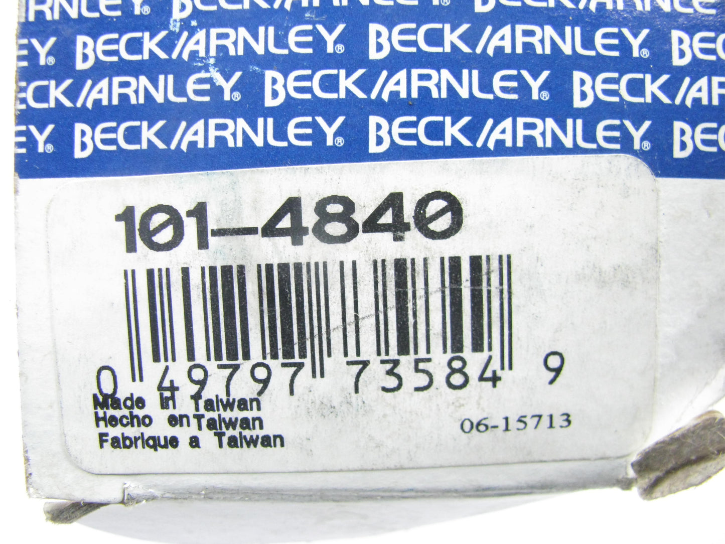 Beck Arnley 101-4840 Steering Tie Rod End - Front Inner