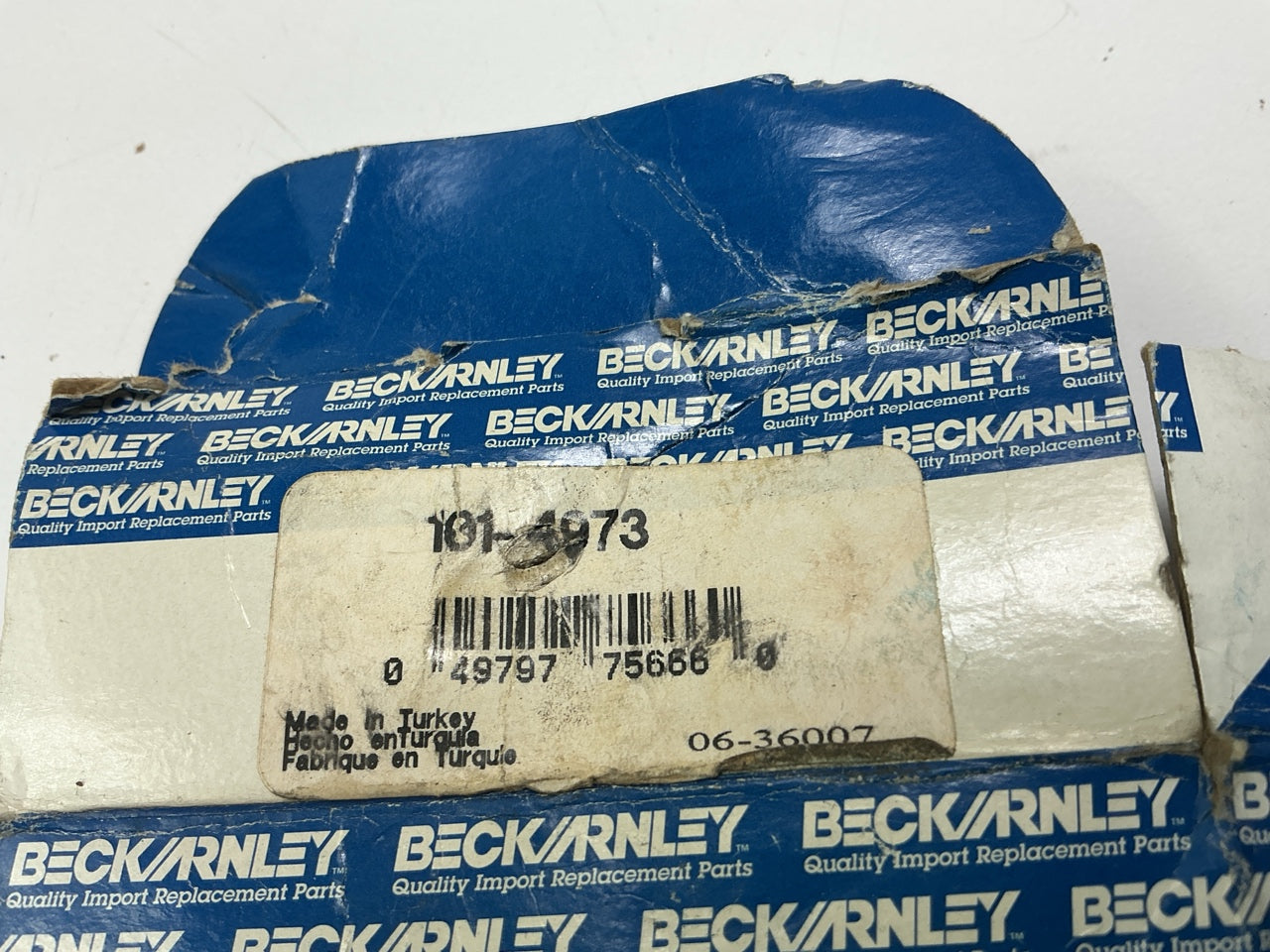 Beck Arnley 101-4973 Front Inner Steering Tie Rod End For 1998-02 Mazda Millenia