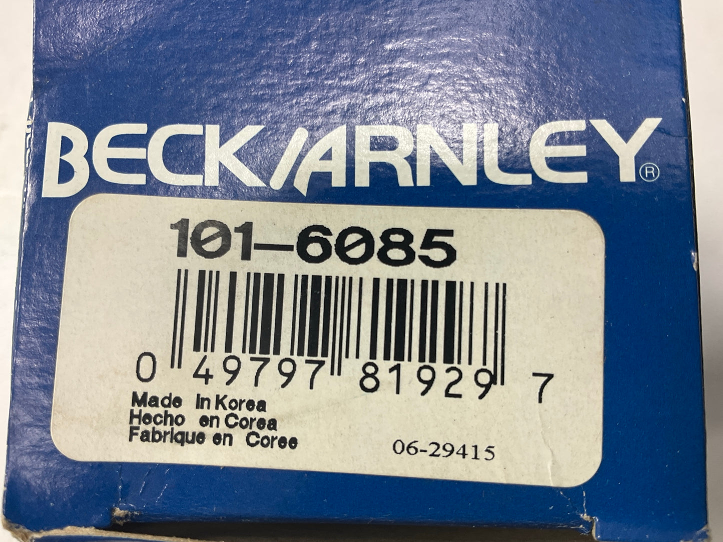 Beck Arnley 101-6085 Front Lower Ball Joint