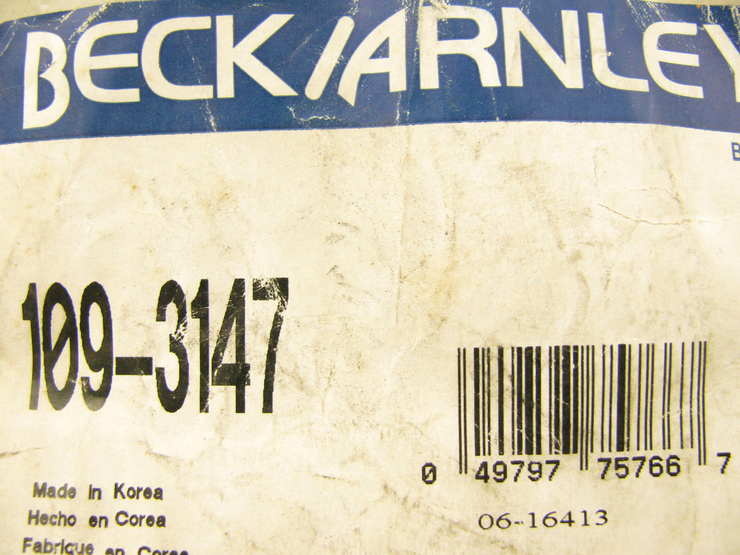 Beck Arnley 109-3147 Power Steering Hose For 2001-2004 Hyundai Santa Fe 2.4L