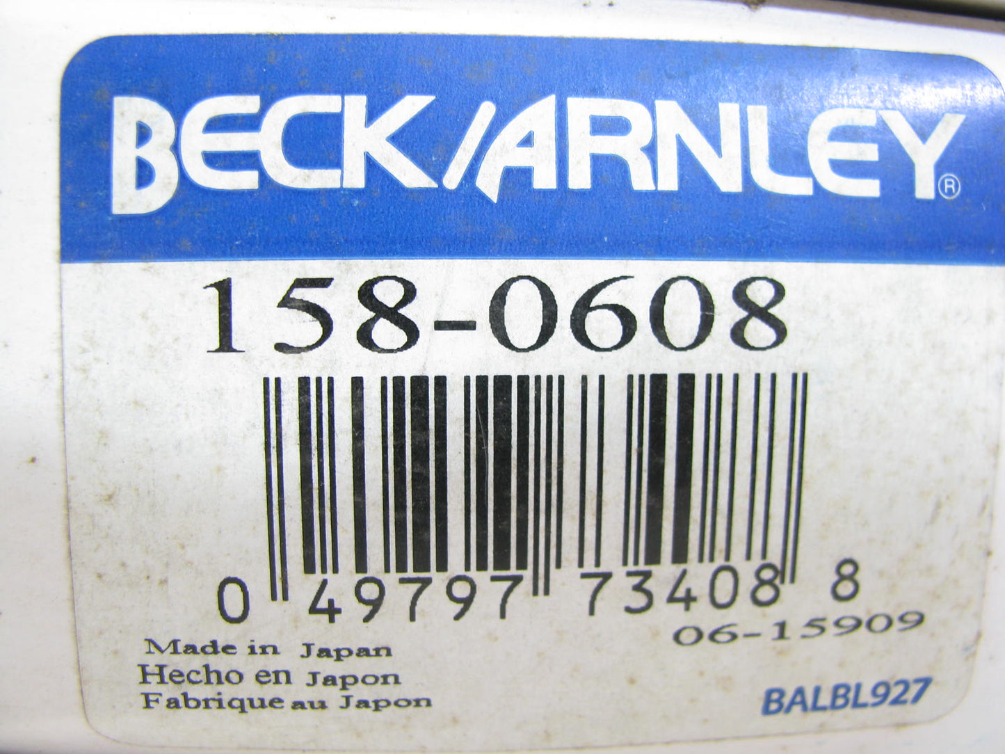 Beck Arnley 158-0608 Left Ignition Knock Sensor For 1992 Mazda 929 3.0L