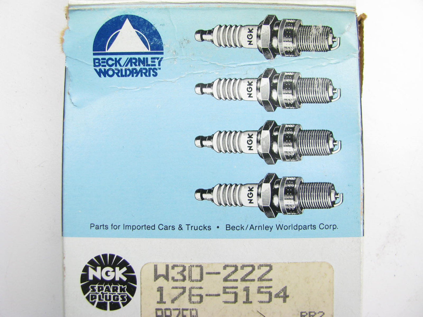 (4) Beck Arnley 176-5154 Spark Plugs NGK BR7EB - 1979-1980 Honda Accord Prelude