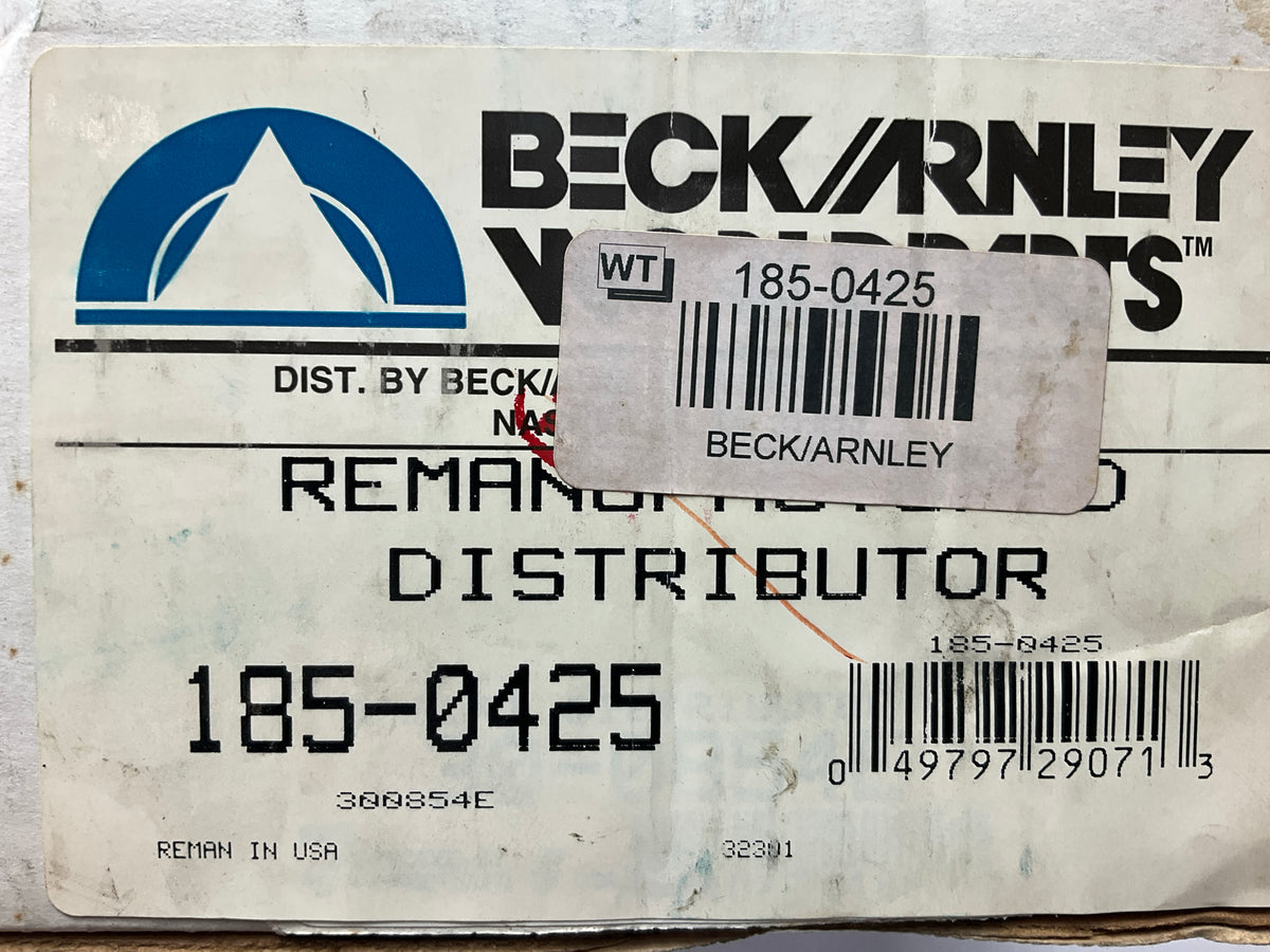REMAN. Beck Arnley 185-0425 Ignition Distributor