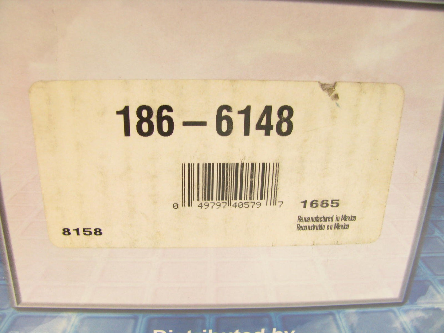 REMAN. Beck Arnley 186-6148 Alternator - 1994 GM 3.8L - 105 Amp