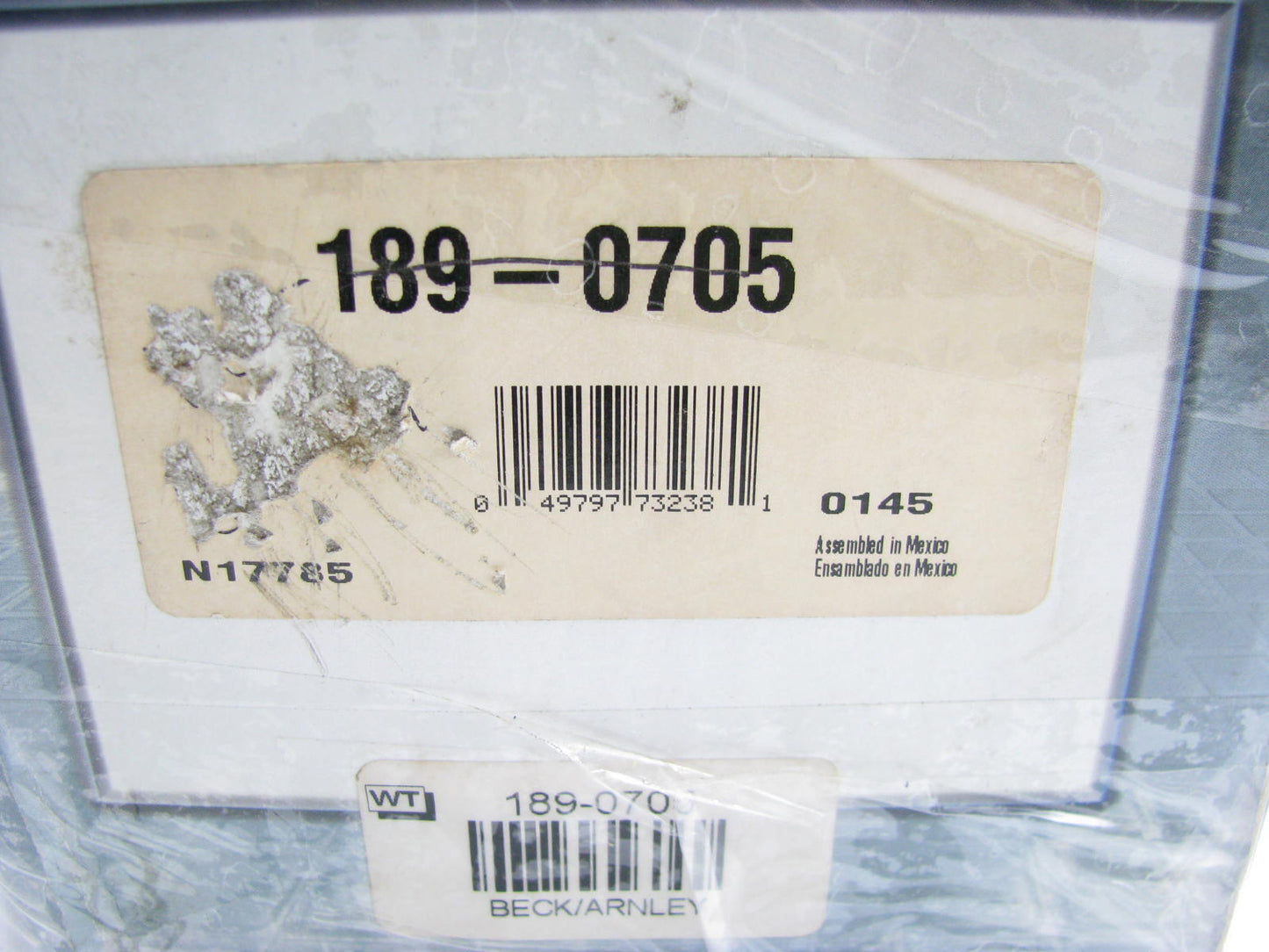 Beck Arnley 189-0705 Reman Starter Motor