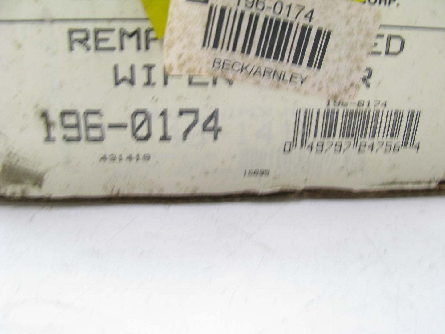 Beck Arnley 196-0174 Reman Windshield Wiper Motor 1988-1991 Honda Civic & CRX