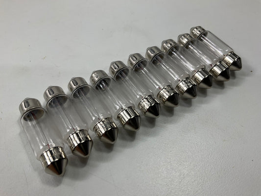 (10) Beck Arnley 213-1546 Light Bulbs - Interchanges With: Bulb # 6418