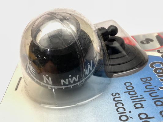 Bell 00371-8 L Compass With Mini Suction Cup, Black