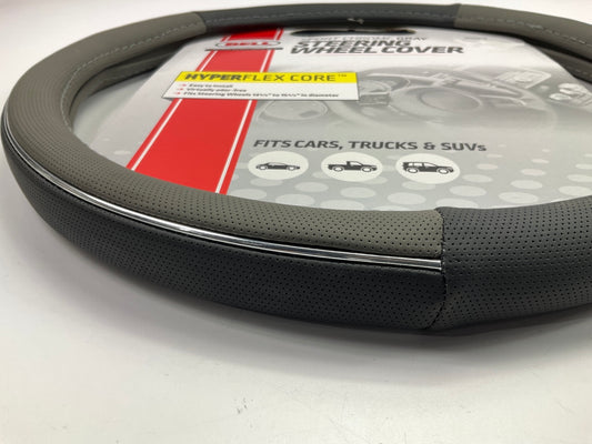 Bell 97034-9 Sport Chrome Gray Steering Wheel Cover W/ Hyperflex Core 14.5-15.5''