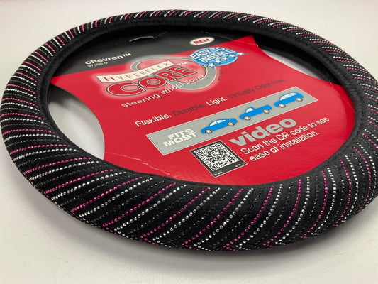 Bell 97056-9 CHEVRON Steering Wheel Cover W/ Hyperflex Core 14.5''-15.5''