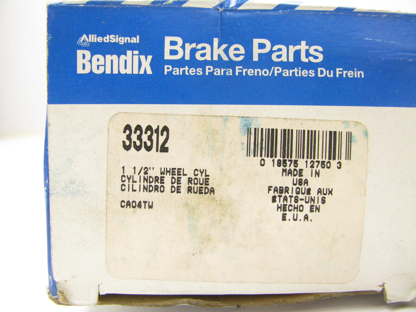 Bendix 33312 Rear Drum Brake Wheel Cylinder