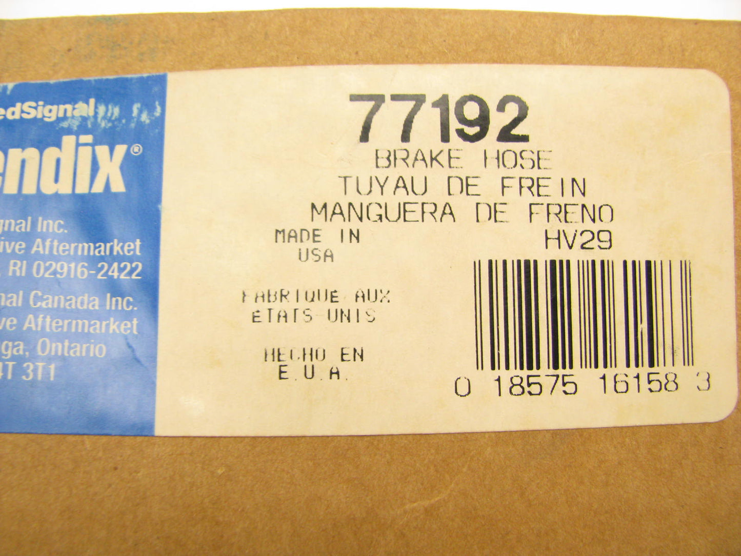 Bendix 77192 FRONT RIGHT Brake Hose 1975 Ford F-100 F-150 - 4WD