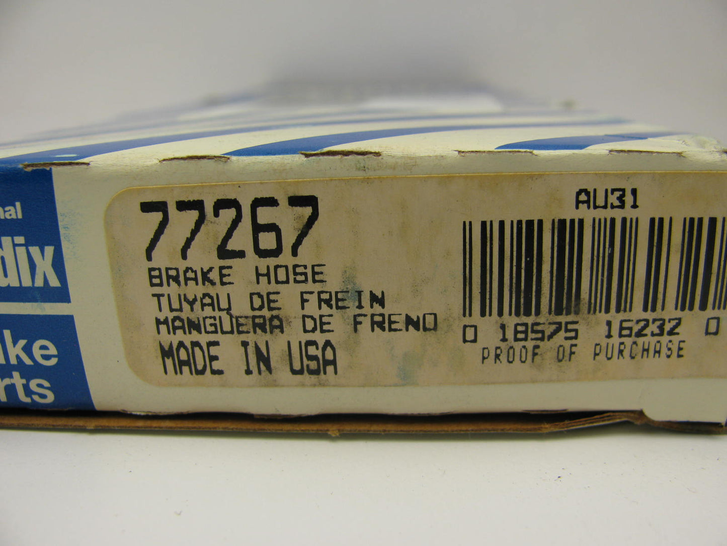 Bendix 77267 FRONT Brake Hose For 79-83 Cherokee 84-91 Grand Wagoneer