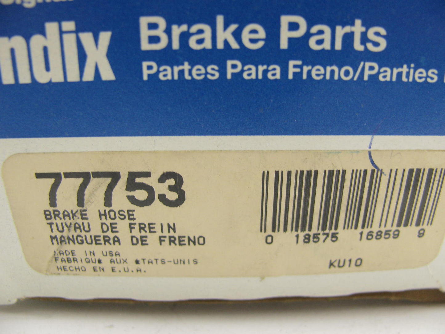 Bendix 77753 Brake Hydraulic Hose - Front Left