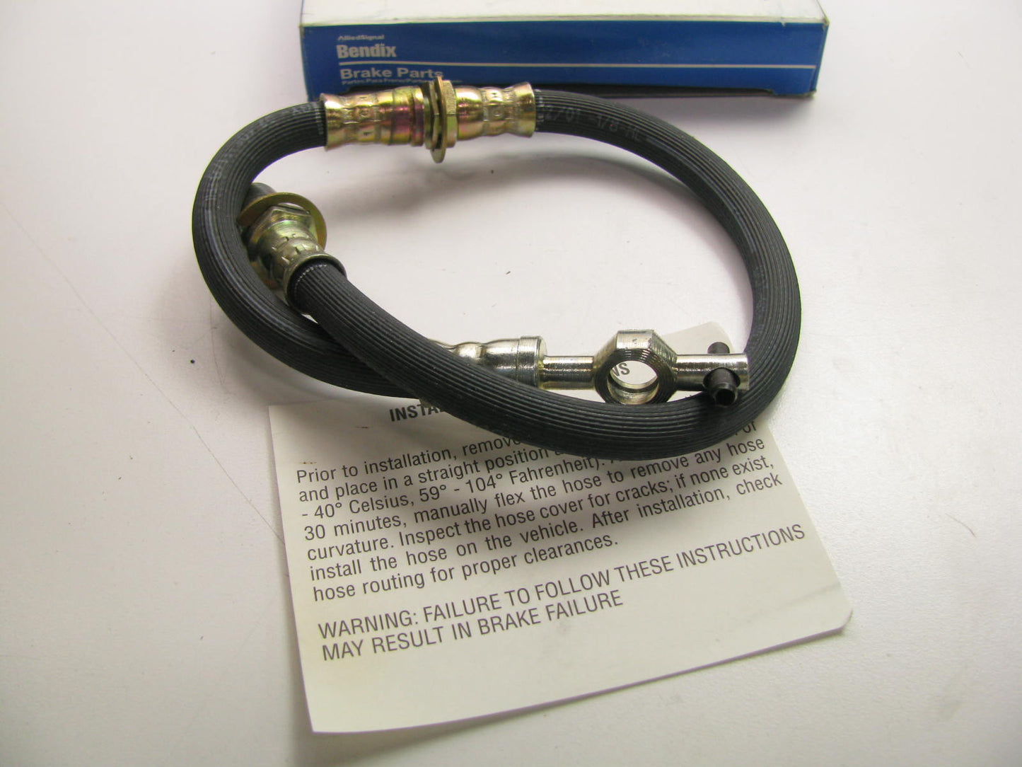 Bendix 77827 Front Brake Hose For 1989-1992 Toyota Corolla
