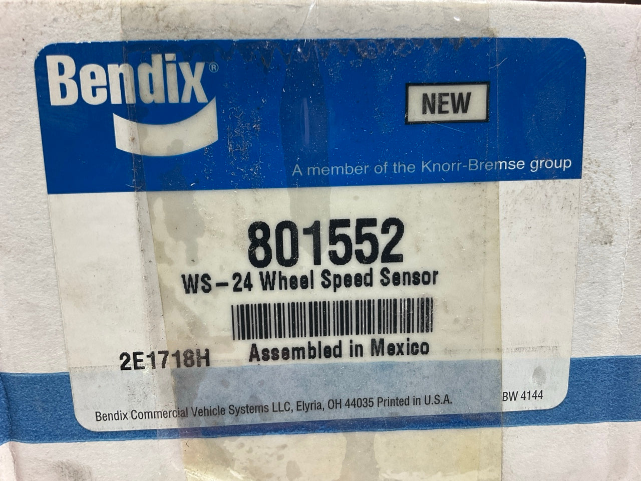 Bendix 801552 ABS Wheel Speed Sensor Replaces F4HZ2B372A 5C4Z2C204DA