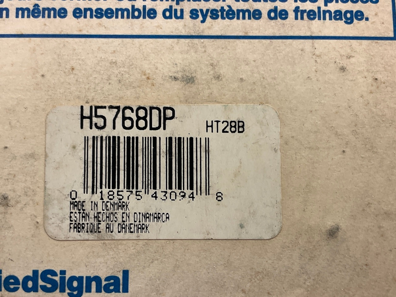 Bendix H5768DP Front Disc Brake Hardware Kit
