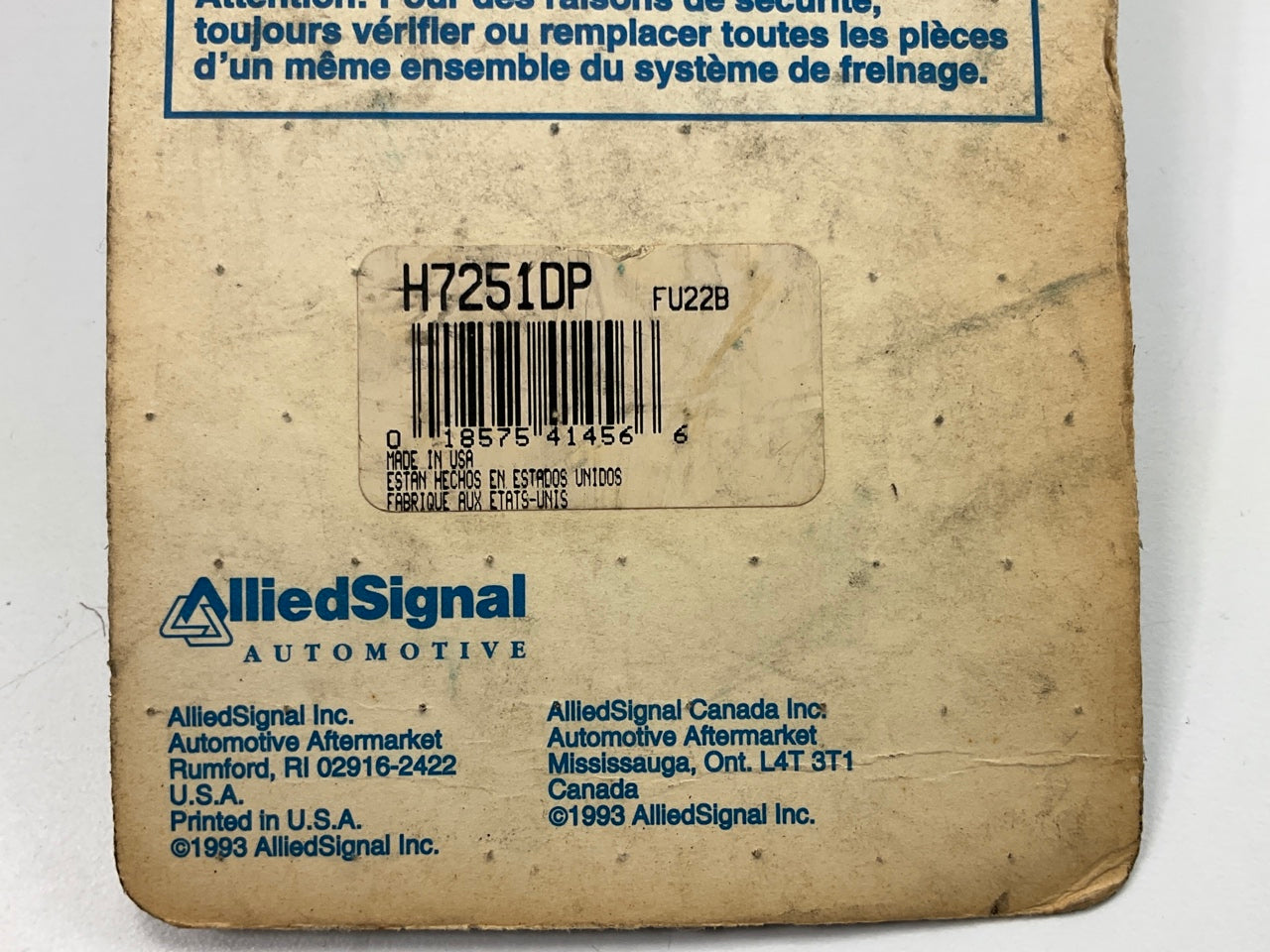 Bendix H7251DP Rear Drum Brake Hardware Kit